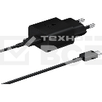 Сетевое зарядное устройство Samsung Adapter 15W Type C with Cable черный (EP-T1510XBEGEU), фото2