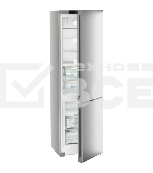 Холодильник Liebherr CBNsfc 57vi-22 001 серебристый двухкамерный 255/94л морозилка снизу, No Frost