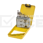 Набор сверл по металлу, 2-8мм (через 0,5мм), HSS, цилиндрический хвостовик, металлический кейс, 13 шт. Kranz, фото 1