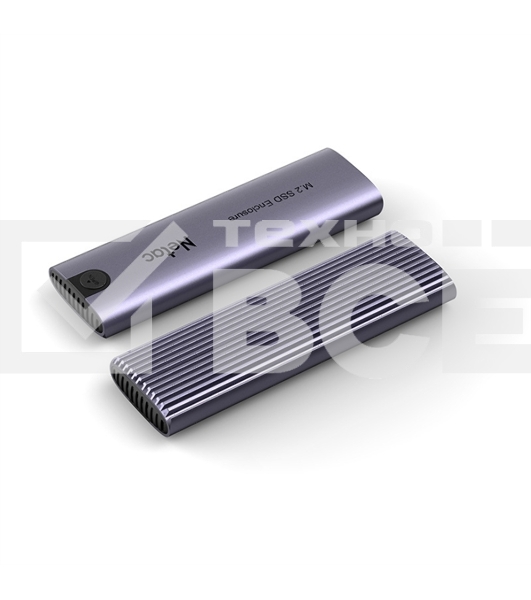Внешний корпус для SSD Netac WH51 External SSD Case M.2 NVMe/SATA, with A to C cable, Aluminum