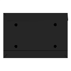 Шкаф телекоммуникационный 10' настенный 4U ExeGate EC-WM-4U.310.G.BLACK (10”, 4U, 330x310x230mm (ШхГхВ), передняя дверь закаленное стекло, пыле- и влагозащита IP23, черный RAL 9004), фото8