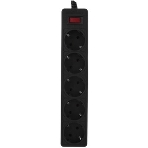 Сетевой фильтр Smartbuy SBSP-50-K One, 10А, 2 200 Вт, 5 розеток, длина 5,0 м, черный (SBSP-50-K)/35, фото5