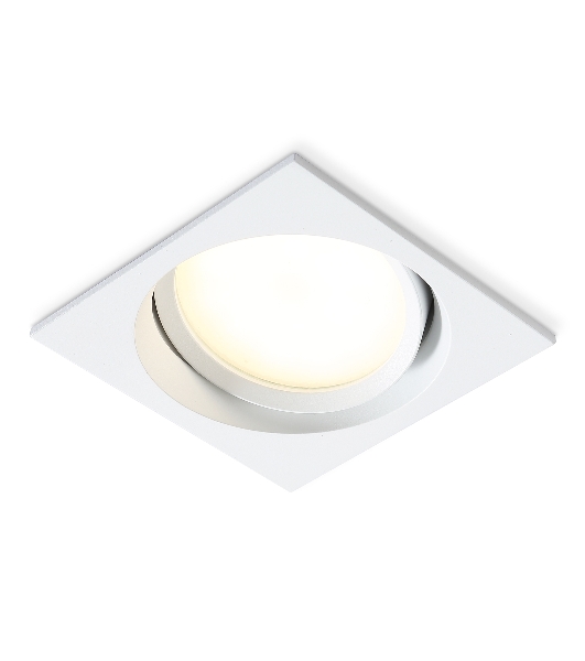 Светильник Ambrella light TN6655 WH белый IP44 GX53 110*110*48