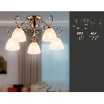 Светильник Ambrella light TR3046/5 SB/FR бронза/белый матовый E27/5 max 40W D595*285, фото5