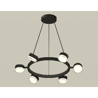 Светильник Ambrella light XB9193203/6 SBK/FR/CL черный песок/белый матовый/прозрачный GX53 (C9193, N8399)