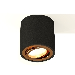 Светильник Ambrella Light XS7532004 SBK/PYG черный песок/золото желтое полированное MR16 GU5.3 (C7532, N7004), фото3