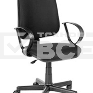 Кресло компьютерное OLSS Юпитер черный В-14 Крестовина: 