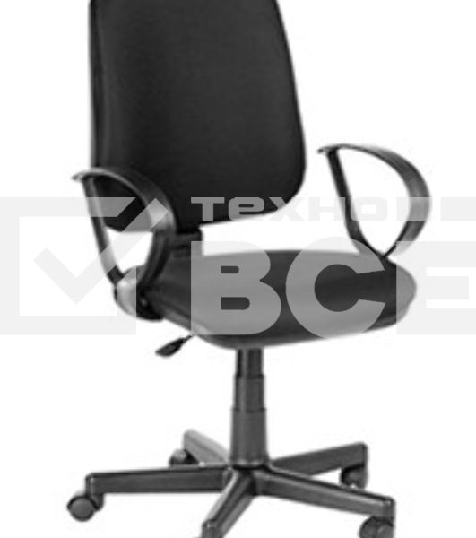 Кресло компьютерное OLSS Юпитер черный В-14 Крестовина: 