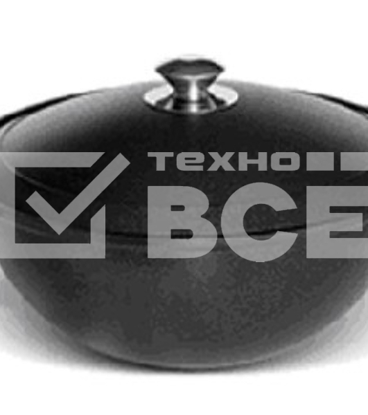 КУКМОР КЗ60а с крышкой 6л Казан литой 6,0л с крышкой