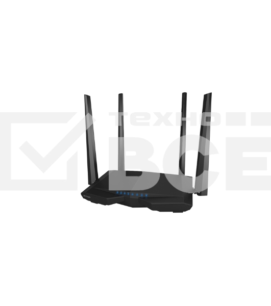 Маршрутизатор Tenda AC6 AC1200 Двухдиапазонный, Wi-Fi маршрутизатор, 4*5 дБи внешние антенны