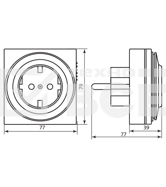 Розетка с таймером FERON 23203(суточная) 3500W/16A 230V, 61923(TM32)
