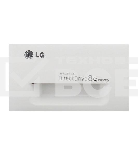 Стиральная машина LG F1296TD4 серебристый, загрузка фронтальная 8 кг, 1200 об/мин, класс: А