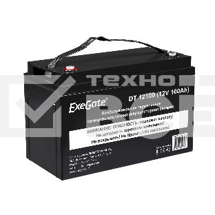 Аккумуляторная батарея ExeGate DT 12100 (12V 100Ah, под болт М6)