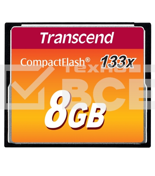 Флеш карта CF 8Gb Transcend TS8GCF133 w/o adapter