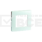 Рамка 1-м 2мод. Brava белый ДКС 75010W, фото4