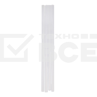 Стержни клеевые Rexant Ø 7 мм, 200 мм, прозрачные, 1 кг (0.5 кг + 0.5 кг) (пакет)