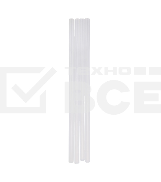 Стержни клеевые Rexant Ø 7 мм, 200 мм, прозрачные, 1 кг (0.5 кг + 0.5 кг) (пакет)