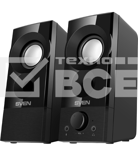 Колонки Sven 357, чёрный (6 Вт, питание USB)