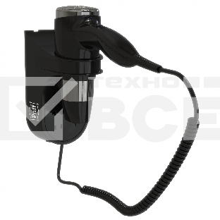 Фен Puff 1600ВlB 1600Вт черный/серебристый