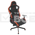Кресло игровое Knight OUTRIDER черный/красный ромбик эко.кожа с подголов. крестовина металл, фото15