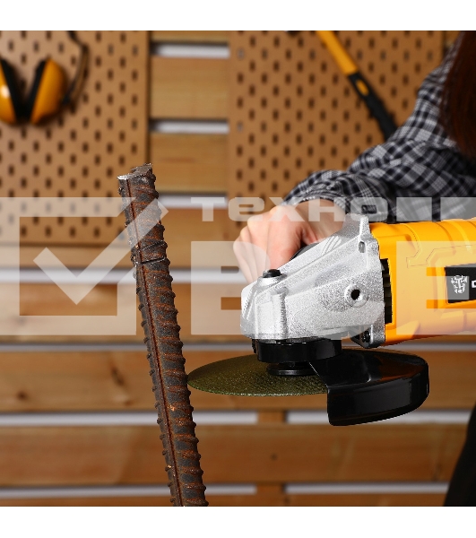 Угловая шлифовальная машина Deko DKAG1500-150 1500Вт 11000об/мин рез.шпин.:M14 d=150мм