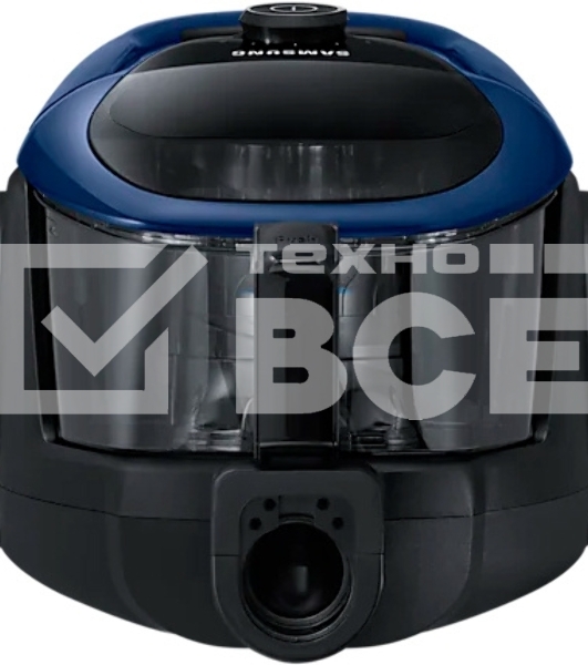 Пылесос Samsung SC18M3120VB синий, 380/1800 Вт, уборка сухая, пылесборник контейнер 2 л