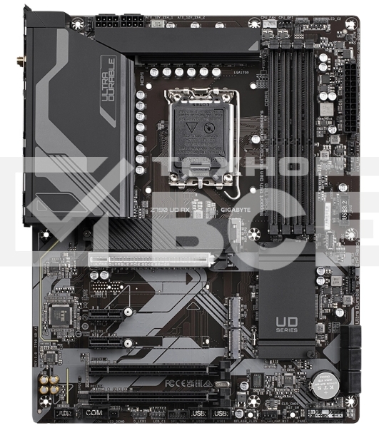 Материнская плата Gigabyte Z790 UD AX (V1.1/V1.2), LGA 1700, Intel Z790, 4xDDR5, 6xSATA, 3xM.2, 1xPCIe 5.0 x16, 1xPCIe 4.0 x4, 1xPCIe 3.0 x1, 1xHDMI, 1xDP, 1x 2.5Gb LAN, 4xUSB-A 2.0, 4xUSB-A 3.2 Gen 1, 1xUSB-A 3.2 Gen 2, 1xUSB-C 3.2 Gen 2x2, 7.1, ATX
