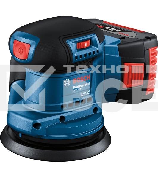Эксцентриковая шлифмашина Bosch GEX 185-LI аккум. (06013A5021)