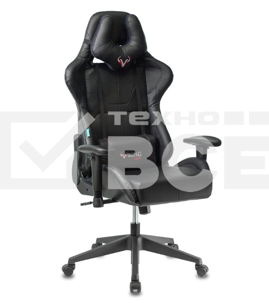 Кресло игровое Бюрократ VIKING 5 AERO BLACK EDITION черный искусственная кожа