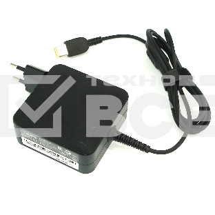 Блок питания (сетевой адаптер) для ноутбуков Lenovo 20V 3.25A 65W Rectangle (прямоугольный) travel