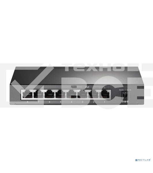 Коммутатор TP-Link SMB TL-SG1008P Коммутатор 8-port Gigabit Switch с 4 портами РоЕ