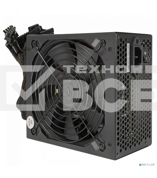Блок питания CROWN CM-PS500W, 500Вт, 120мм, черный