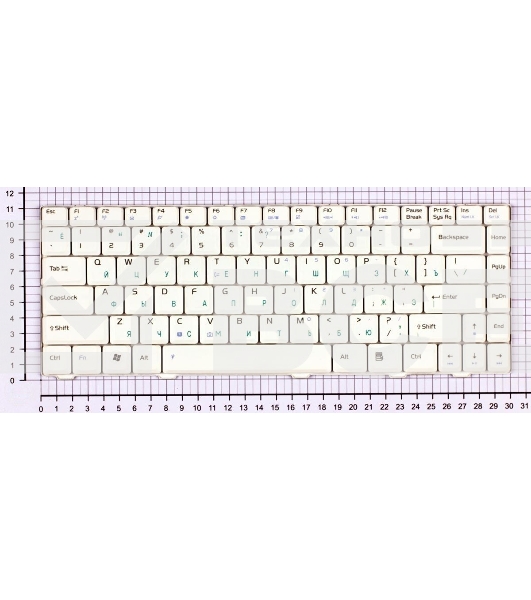 Клавиатура для ноутбука Asus F80 F80S F80CR F80Q F80L белый