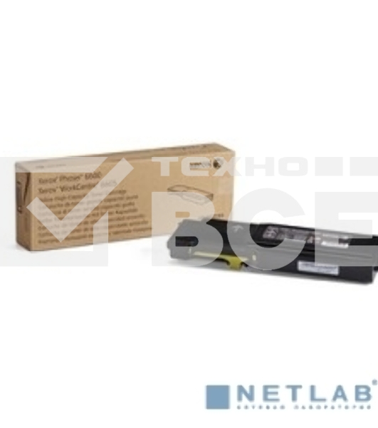 Картридж лазерный XEROX 106R02235 желтый для XEROX Phaser 6600/WC 6605 (6000 стр)(Channels)