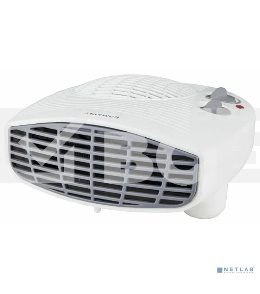 Тепловентилятор Maxwell MW-3456(W), белый, 1000/2000 Вт, 20 м2, термостат