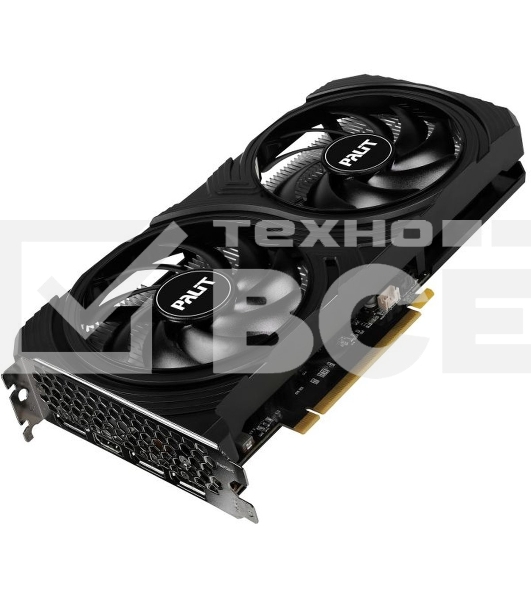 Видеокарта Palit RTX4060 INFINITY 2 OC NVIDIA GeForce RTX 4060 8Gb 128bit PCI-E 4.0 GDDR6 1830/17000 HDMIx1 DPx3 HDCP Ret