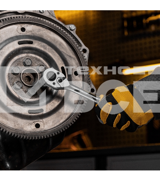 Набор инструментов Denzel 1/2', 1/4', CrV, S2, пластиковый кейс, 122 предмета