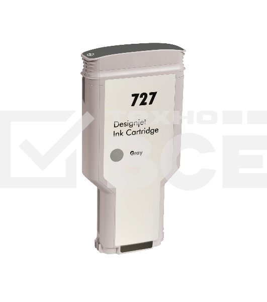 Струйный картридж NV Print 727 (NV-F9J80A) Gray для HP DesignJet T920/T930/T1500/T1530/T2500/T2530 (300 мл) совместимый