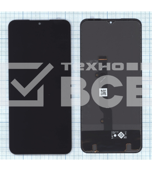 Дисплей для Infinix Note 11 (X663B), Note 12 (X663D) в сборе с тачскрином черный TFT