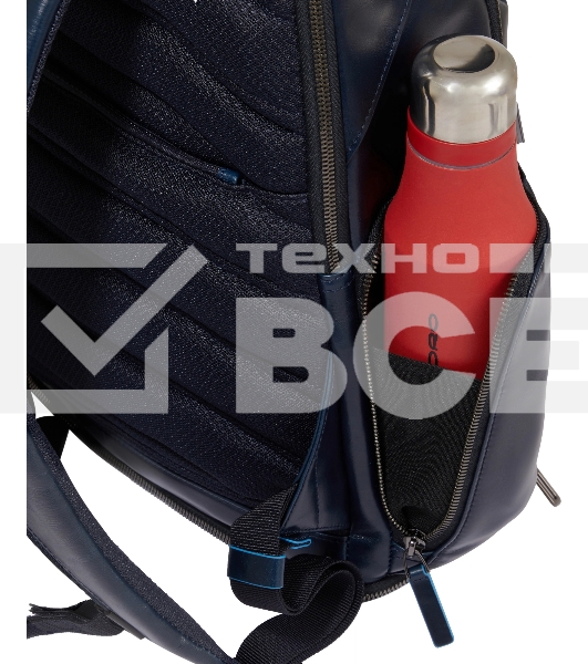 Рюкзак мужской Piquadro Blue Square CA6592B2BM/BLU2, кожа, темно-синий