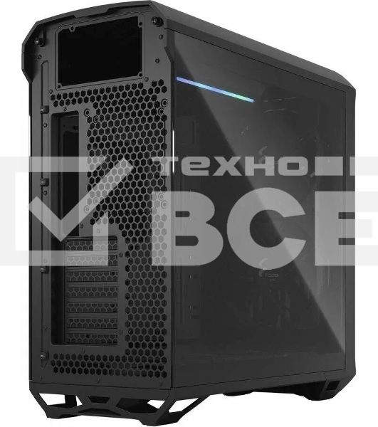 Компьютерный корпус Fractal Design Torrent Black TG Light Tint/E-ATX, TG, 2x3.5, 4x2.5, 7xPCI, 1xUSB-C, 2xUSB3.0/2x180mm, 3x140mm fans inc./FD-C-TOR1A-01
