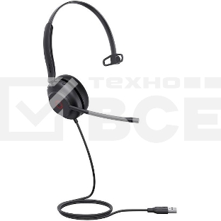 Гарнитура проводная Yealink UH35 Mono UC черный 1308138