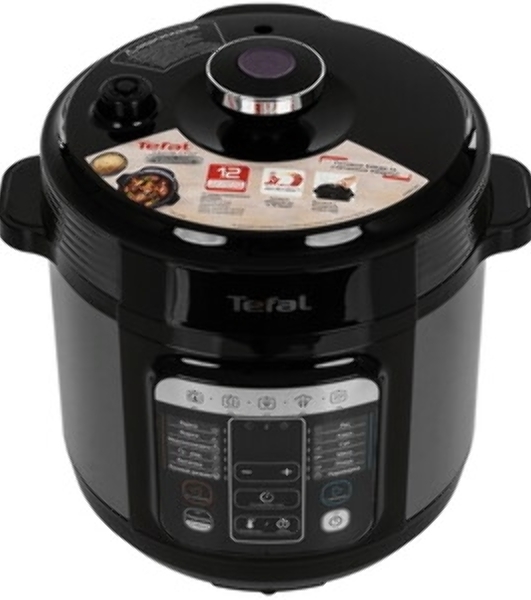 Мультиварка-скороварка Tefal CY601832, 1000Вт, черный