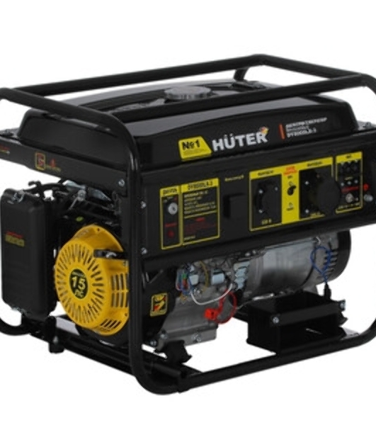 Электрогенератор бензиновый Huter DY8000LX-3, 7 кВт, 91 дБ, 74.8 кг