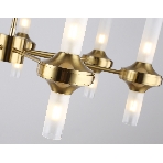 Люстра Ambrella light LH55360/14 BS/CL латунь/прозрачный G9/14 max 30W D750*690, фото5