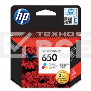 Картридж струйный HP 650 CZ102AE многоцветный для HP DJ IA 2515/2516 (200стр.)