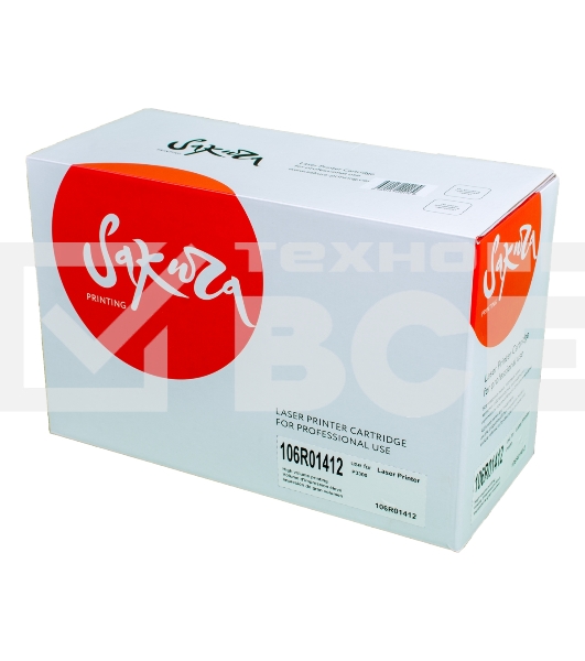 Картридж Sakura 106R01412 для Xerox P3300, черный, 8000 к.