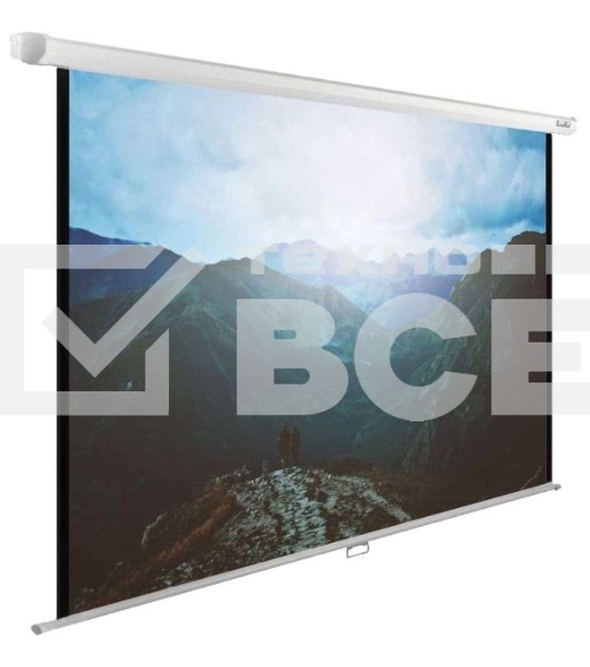 Экран Cactus 240x240см WallExpert CS-PSWE-240x240-WT 1:1 настенно-потолочный рулонный