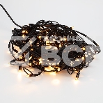 Гирлянда «Айсикл» («Бахрома») светодиодная 3,2х0,9 м, 120 LED, черный провод каучук, теплое белое свечение NEON-NIGHT, фото2