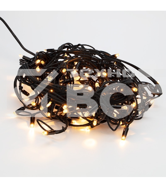 Гирлянда «Айсикл» («Бахрома») светодиодная 3,2х0,9 м, 120 LED, черный провод каучук, теплое белое свечение NEON-NIGHT